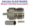 RG316 Uhf Dişi Konnektör