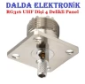 RG316 Uhf SO239 Dişi 4 Delikli Panel Konnektör