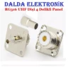 RG316 Uhf SO239 Dişi 4 Delikli Panel Konnektör