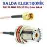 RG316 UHF SO239 Dişi Sma Erkek Konnektör