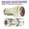 Rg6 N Erkek Vidalı Konnektör