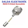 RG58 Sıkmalı N Erkek Konnektör