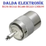 Rg58 SL16 UHF PL259 Erkek Konnektör