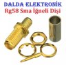Rg58 Sma İğneli Dişi Sıkmalı Konnektör