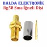 Rg58 Sma İğneli Dişi Sıkmalı Konnektör