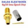 Rg58 Sma İğneli Dişi Sıkmalı Konnektör