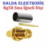 Rg58 Sma İğneli Dişi Sıkmalı Konnektör