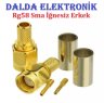Rg58 Sma İğnesiz Erkek Sıkmalı Konnektör