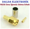 RG58 Sma İğnesiz Erkek Konnektör