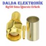 Rg58 Sma İğnesiz Erkek Sıkmalı Konnektör