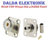RG58 Uhf SO239 Dişi 4 Delikli Panel Konnektör