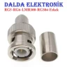 Rg6 Bnc Erkek Zımbalı Konnektör
