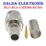 Rg6 F Tipi Tnc Erkek Konnektör