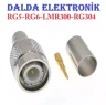 Rg6 F Tipi Tnc Erkek Konnektör
