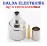 Rg6 N Erkek Sıkmalı Konnektör