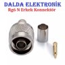 Rg6 N Erkek Sıkmalı Konnektör