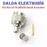 RG6 N Erkek Sıkmalı Konnektör
