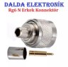 Rg6 N Erkek Sıkmalı Konnektör