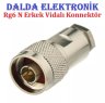 Rg6 N Erkek Vidalı Konnektör