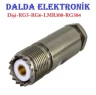 Rg6 UHF Dişi SO239 Sıkmalı Konnektör