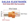 RJ45 Erkek Bnc Dişi Konnektör
