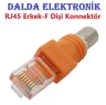 RJ45 Erkek F Dişi Konnektör