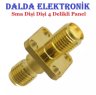 Sma Dişi Dişi 4 Delikli Panel Konnektör