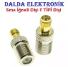 Sma İğneli Dişi F Dişi Konnektör