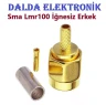 SMA LMR100 Sıkmalı Erkek Konnektör