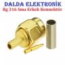 Rg316 Sma Erkek Sıkmalı Konnektör