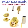 SMA LMR100 Sıkmalı Erkek Konnektör