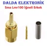 SMA LMR100 Sıkmalı Erkek Konnektör