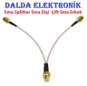 Sma Splitter Sma Dişi  Çift Sma Erkek Konnektör