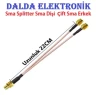 Sma Splitter Sma Dişi  Çift Sma Erkek Konnektör