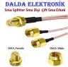 Sma Splitter Sma Dişi  Çift Sma Erkek Konnektör