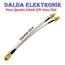 Sma Splitter Sma İğnesiz Erkek Çift Sma Dişi Konnektör