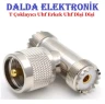 T Çoklayıcı Uhf Erkek Uhf Dişi Dişi