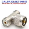 T Çoklayıcı Uhf Erkek Uhf Dişi Dişi