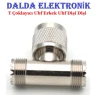 T Çoklayıcı Uhf Erkek Uhf Dişi Dişi