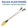 TS9 Erkek Y Tipi Sma Dişi Splitter