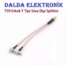 TS9 Erkek Y Tipi Sma Dişi Splitter
