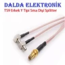 TS9 Erkek Y Tipi Sma Dişi Splitter