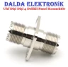 Uhf Dişi Dişi 4 Delikli Panel Konnektör