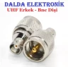 Uhf Erkek Bnc Dişi Konnektör
