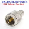 Uhf Erkek Bnc Dişi Konnektör