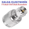 Uhf Erkek F Tipi Erkek Konnektör