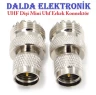Uhf PL259 SO239 Dişi Mini Uhf Erkek Konnektör