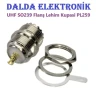 UHF SO239 Flanş Lehim Kupası PL259 Konnektör