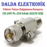 Yıldırım Tutucu Dalgalanma Koruyucu PL-259