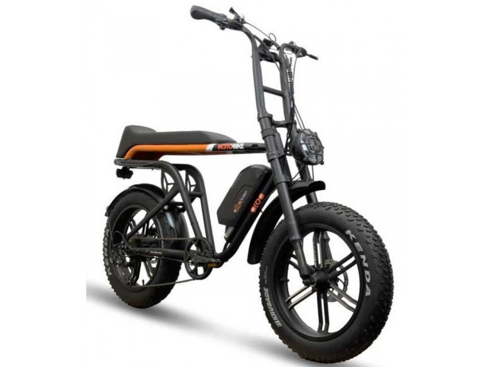 ALBA MOTOBIKE E-BIKE SİYAH 20" BİSİKLET